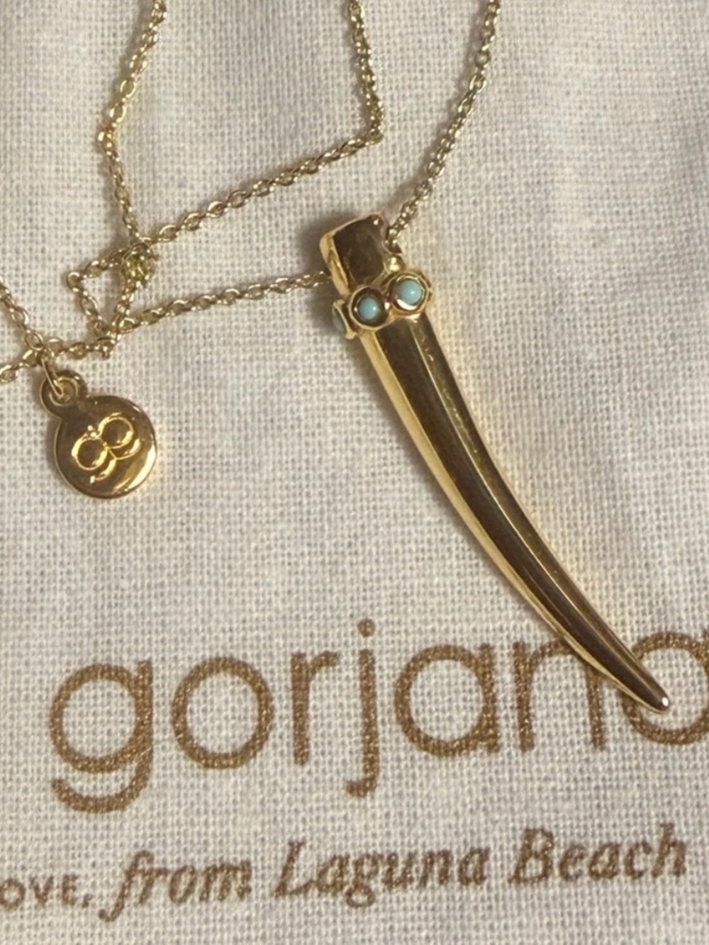 🩵Gorjana ‘Catalina Horn Shape Pendant’